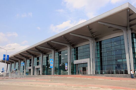 Opening of a new terminal of international airport Kharkov