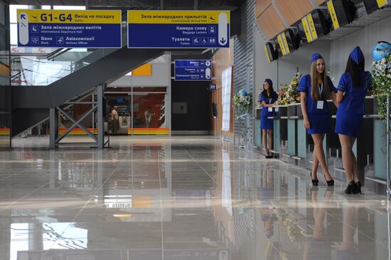 Opening of a new terminal of international airport Kharkov