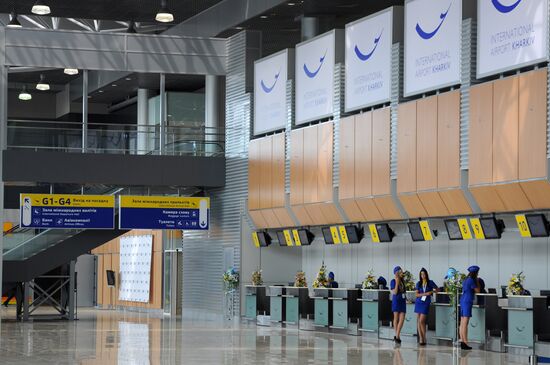 Opening of a new terminal of international airport Kharkov