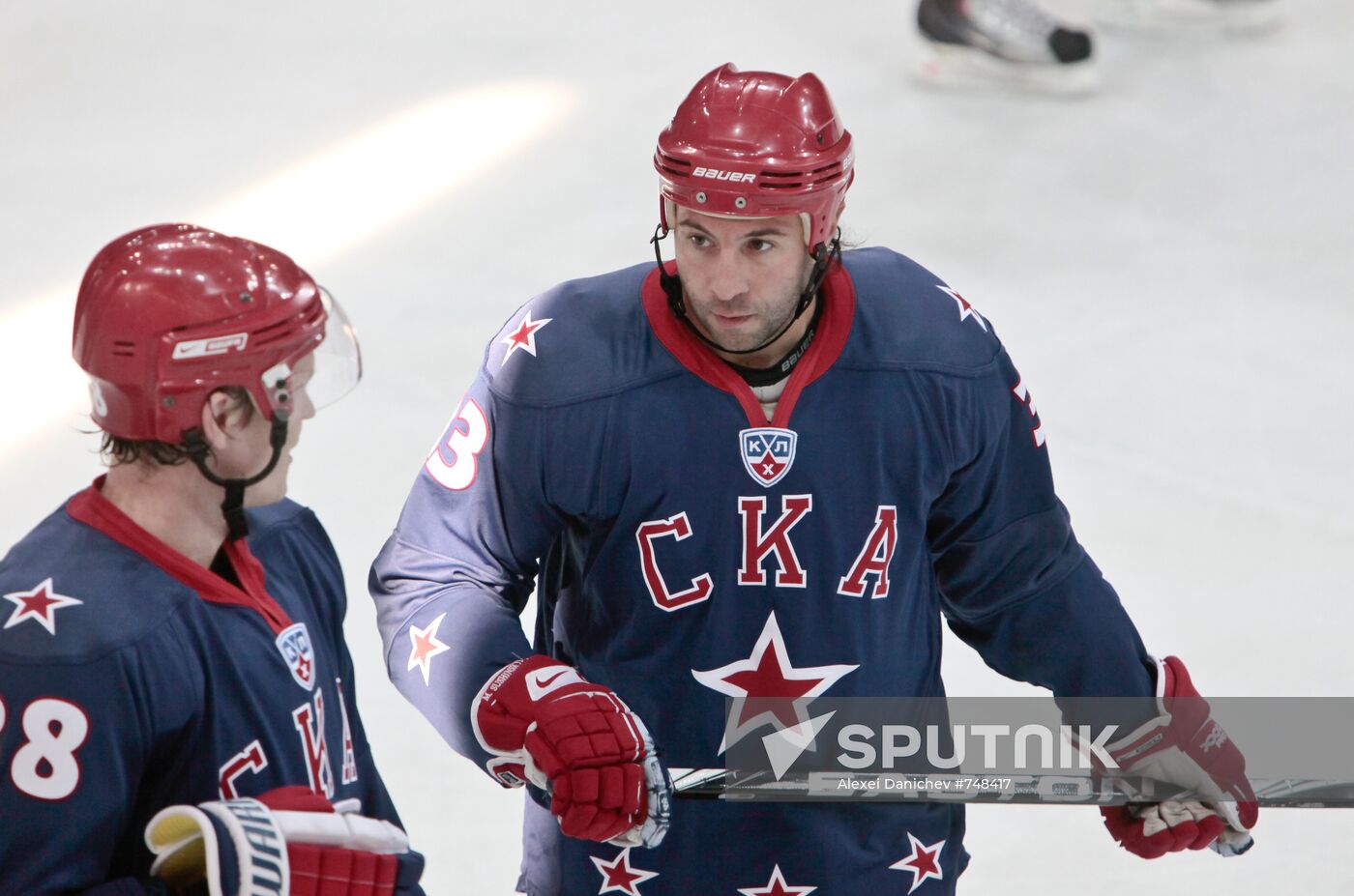 Ice hockey. Friendly match Ice hockey club SKA - "SKA-1946"