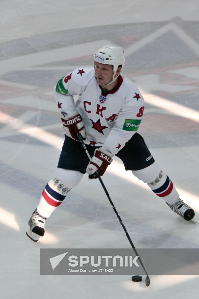 Ice hockey. Friendly match Ice hockey club SKA - "SKA-1946"