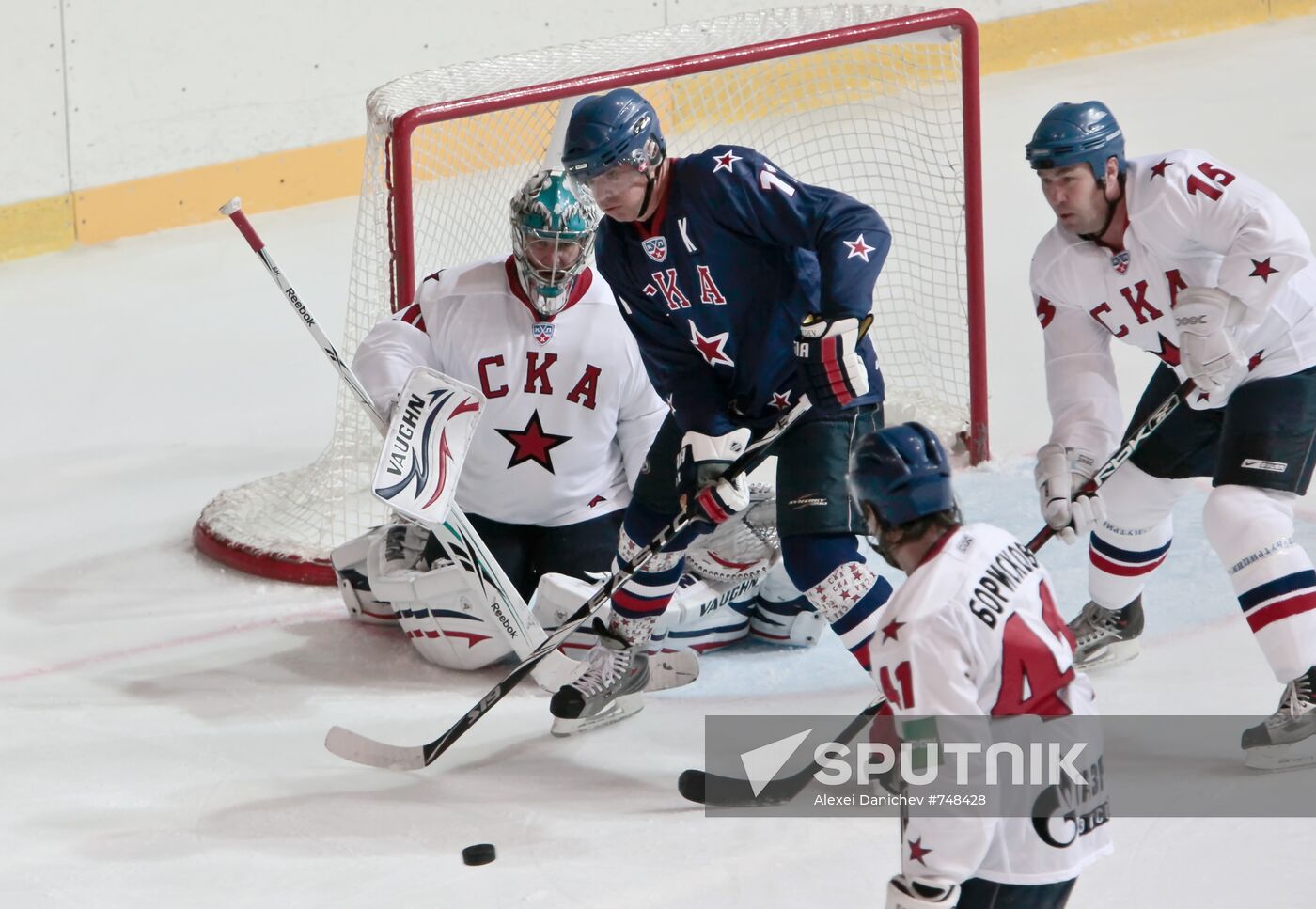 Ice hockey. Friendly match Ice hockey club SKA - "SKA-1946"