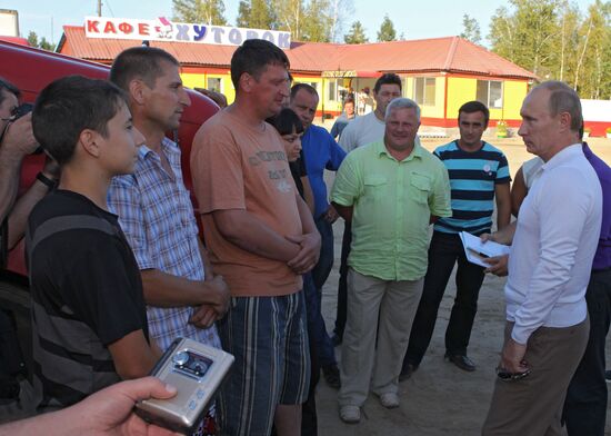 Vladimir Putin associates with long distance truckers