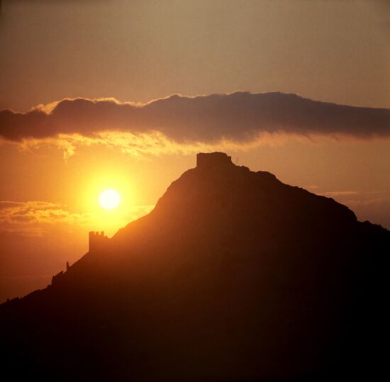 Mount Fortress in the evening