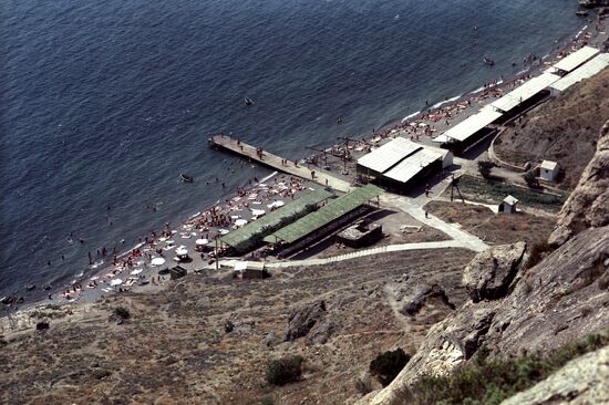 Beach by South-West slope of Mount Fortress