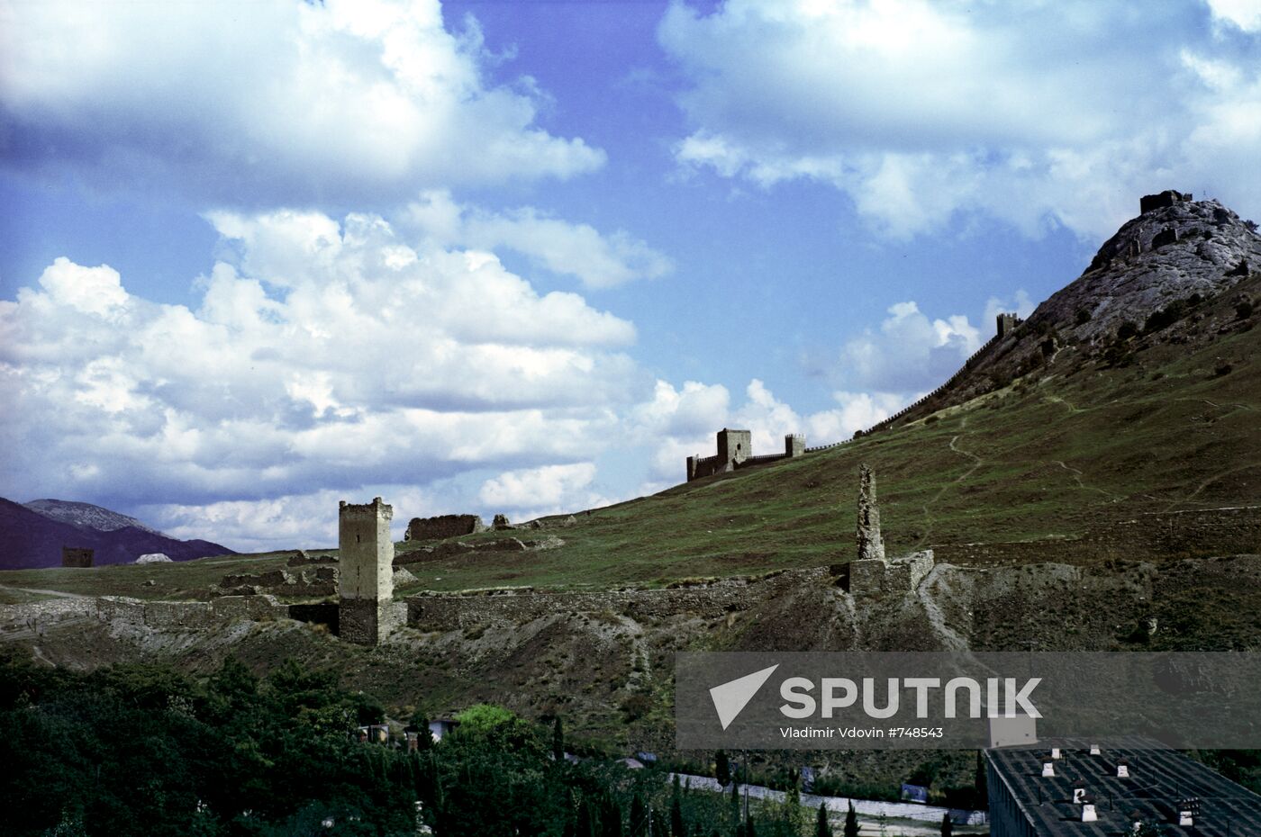 North slope of Genoese fortress