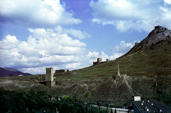 North slope of Genoese fortress