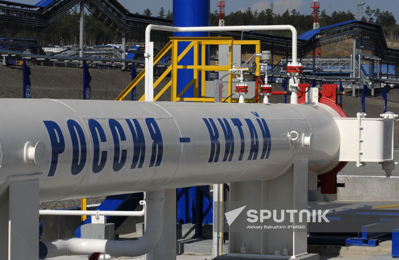 Oil pipe section from Russia to Chinese border launched
