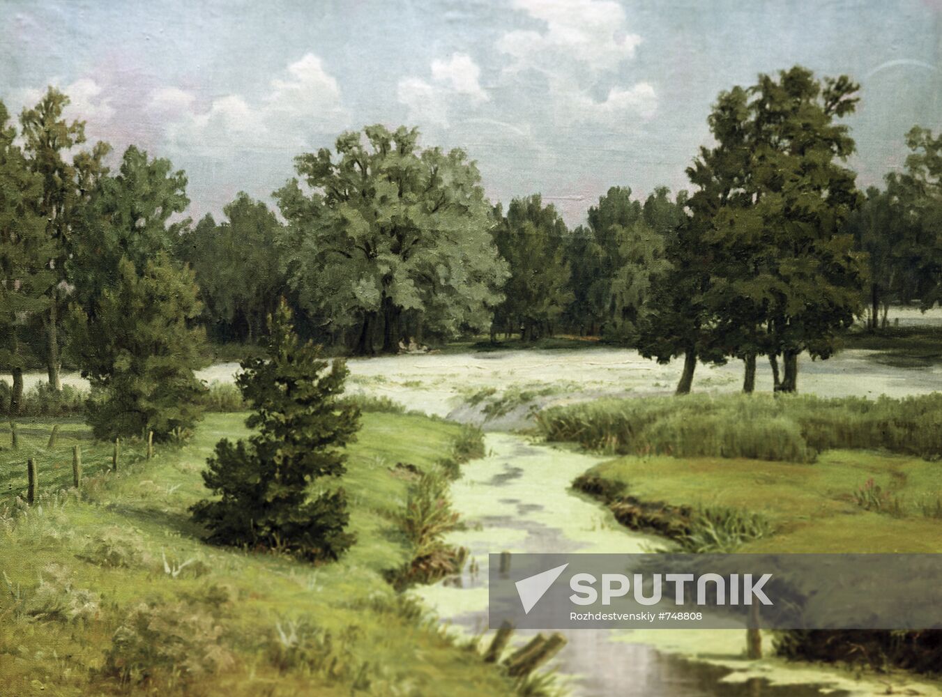 "Ronzha in Summer", by Antanas Zhmuydzinavichus