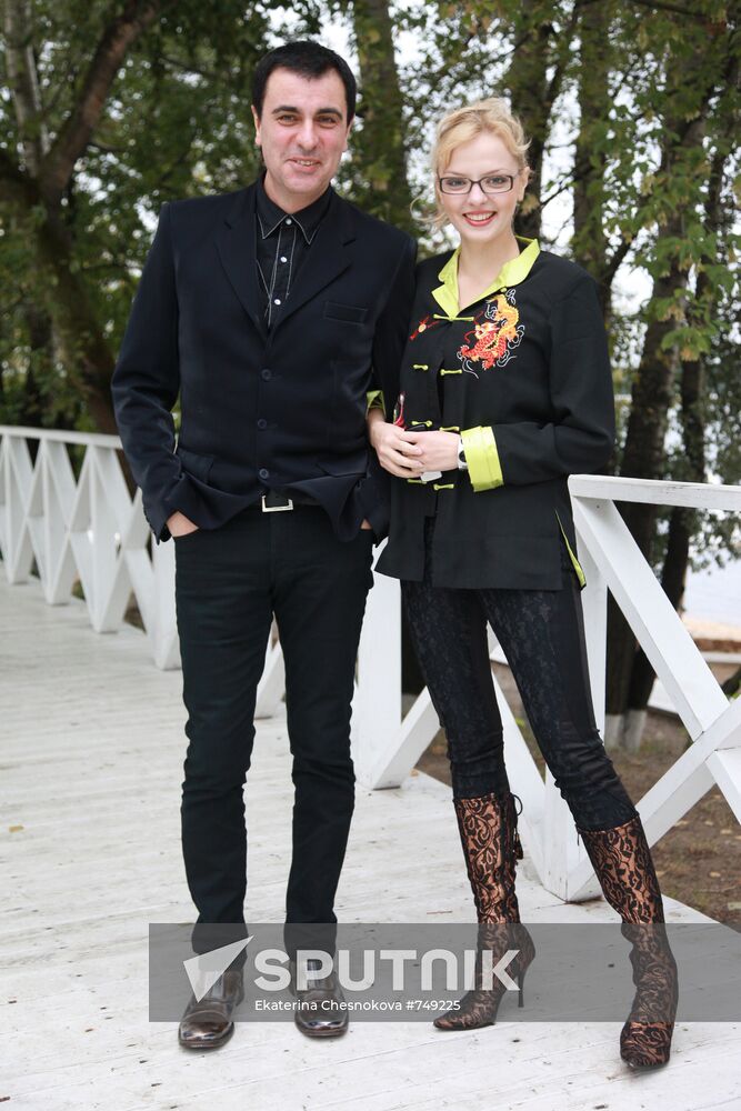 Viktor Chaika and his friend