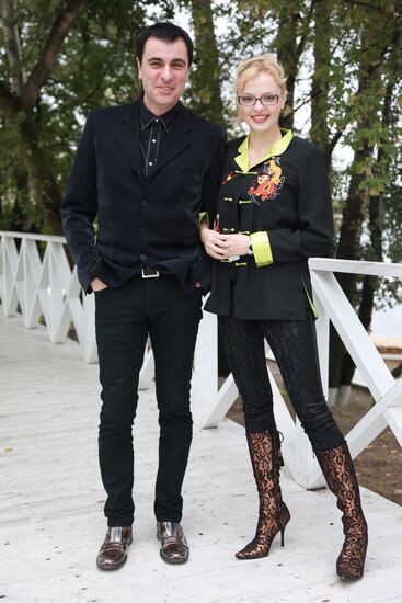 Viktor Chaika and his friend