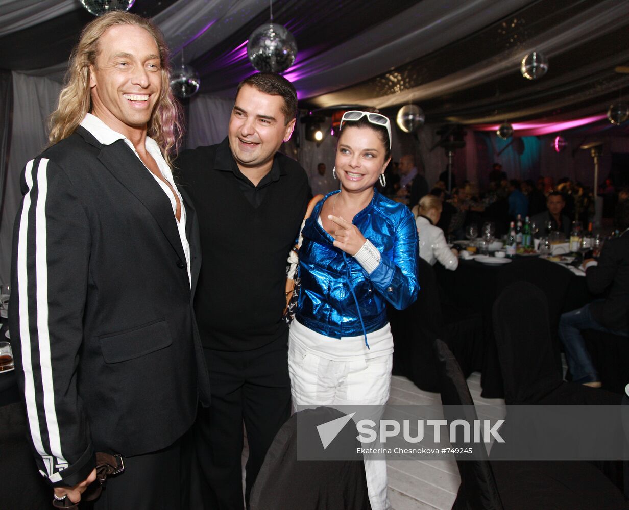Artyom Sorokin, Sergei Glushko and Natasha Korolyova