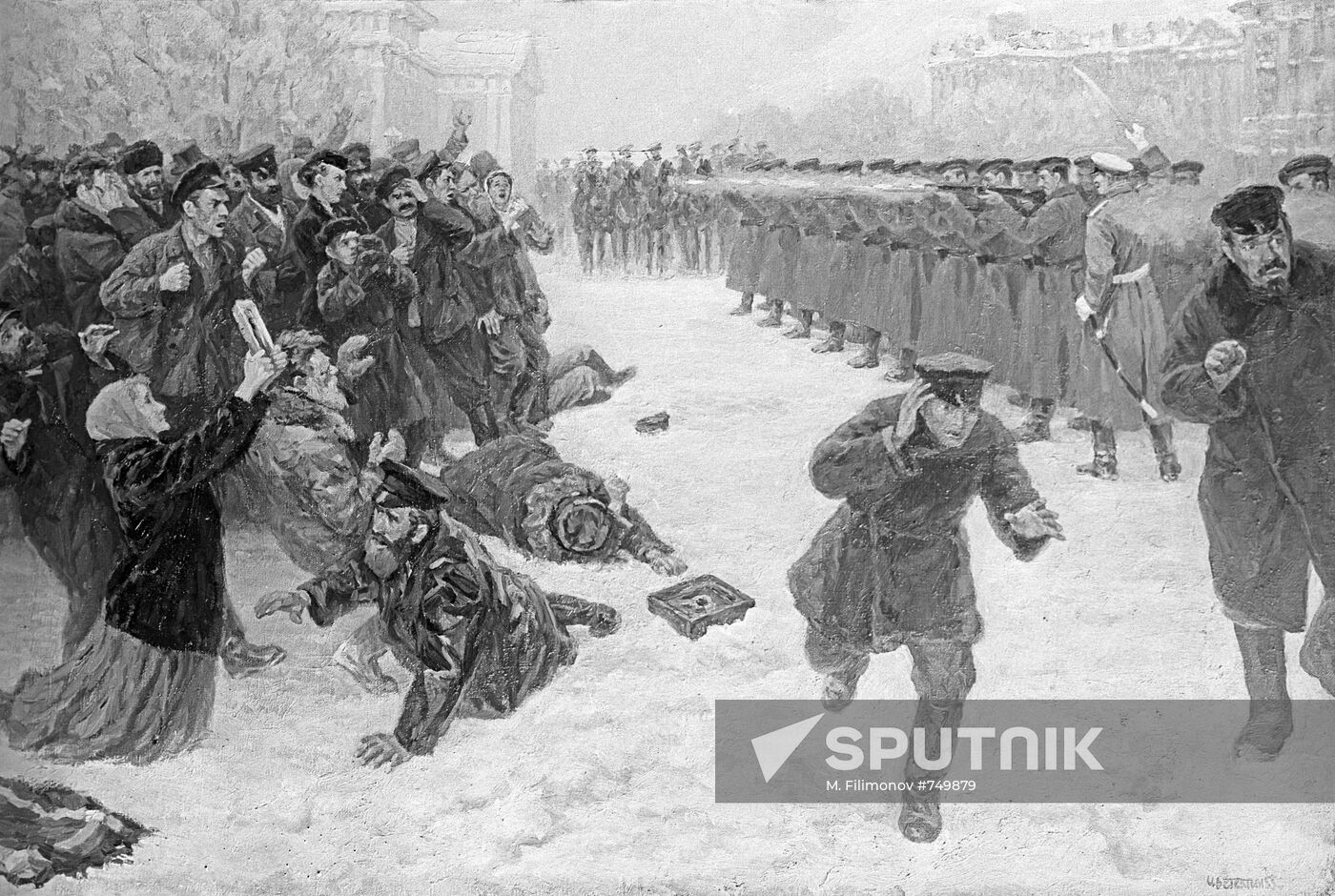 "The Massacre of 9 January 1905 on the Palace Square"