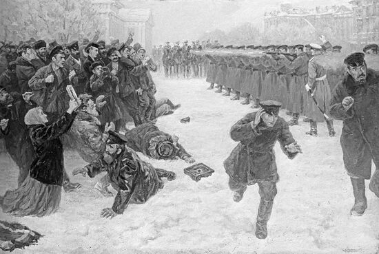 "The Massacre of 9 January 1905 on the Palace Square"