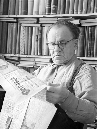 Worker of "Pravda" newspaper, Boris Ivanov