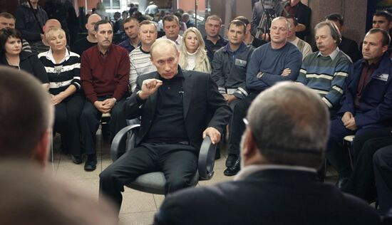 Vladimir Putin visits Krasnoyarsk Territory