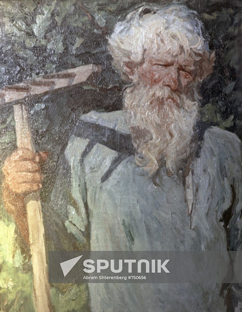 Reproduction of painting "Chernyayev Pyotr"