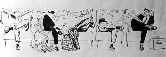 "Fresh Newspapers", by Orest Vereysky. Reproduction