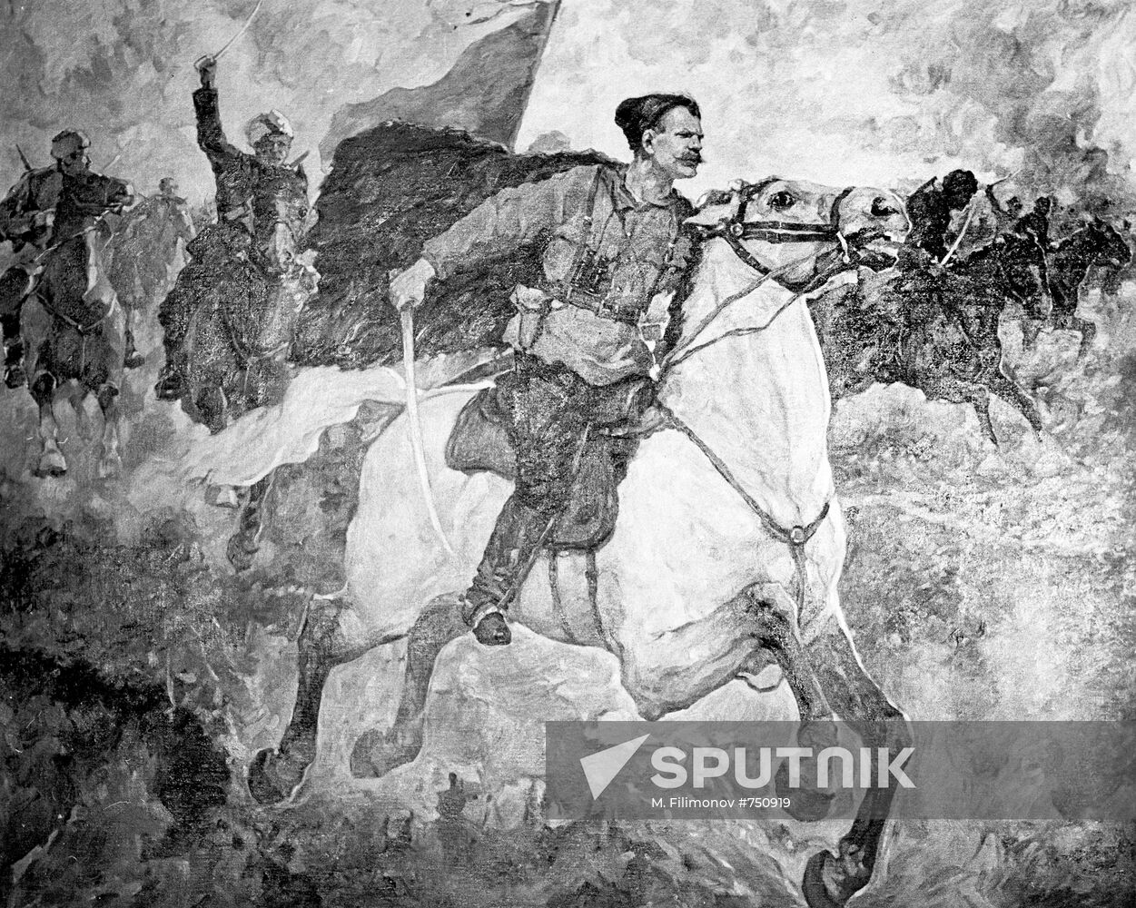 "Chapayev During the Battle". Reproduction