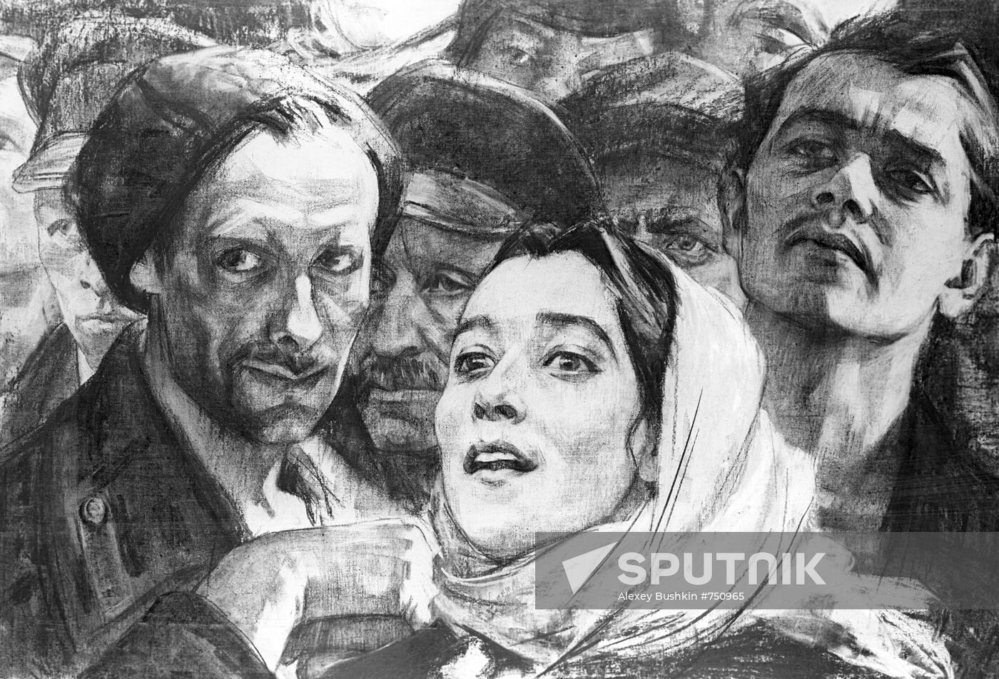 "Lenin's Word" picture. Reproduction