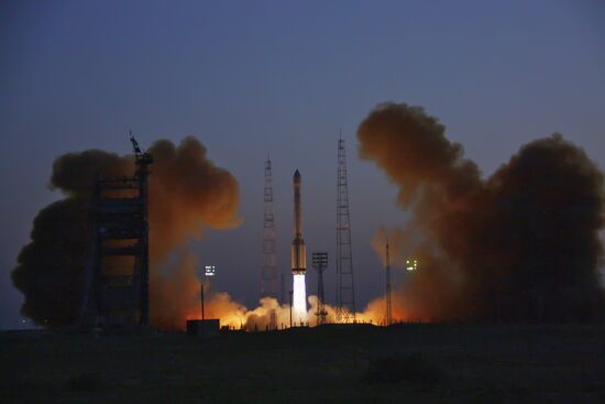 Proton-M carrier rocket put three GLONASS satellites into orbit