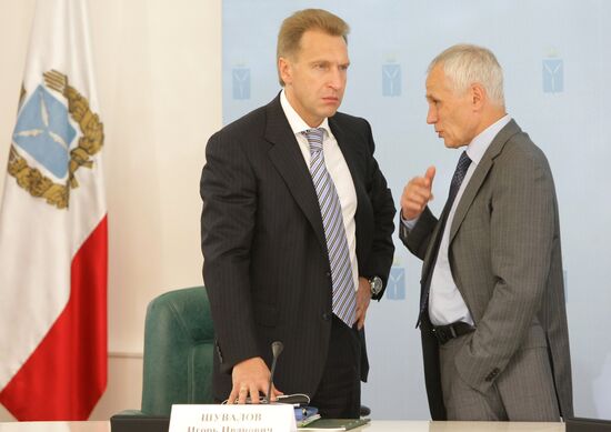Igor Shuvalov and Grigory Rapota