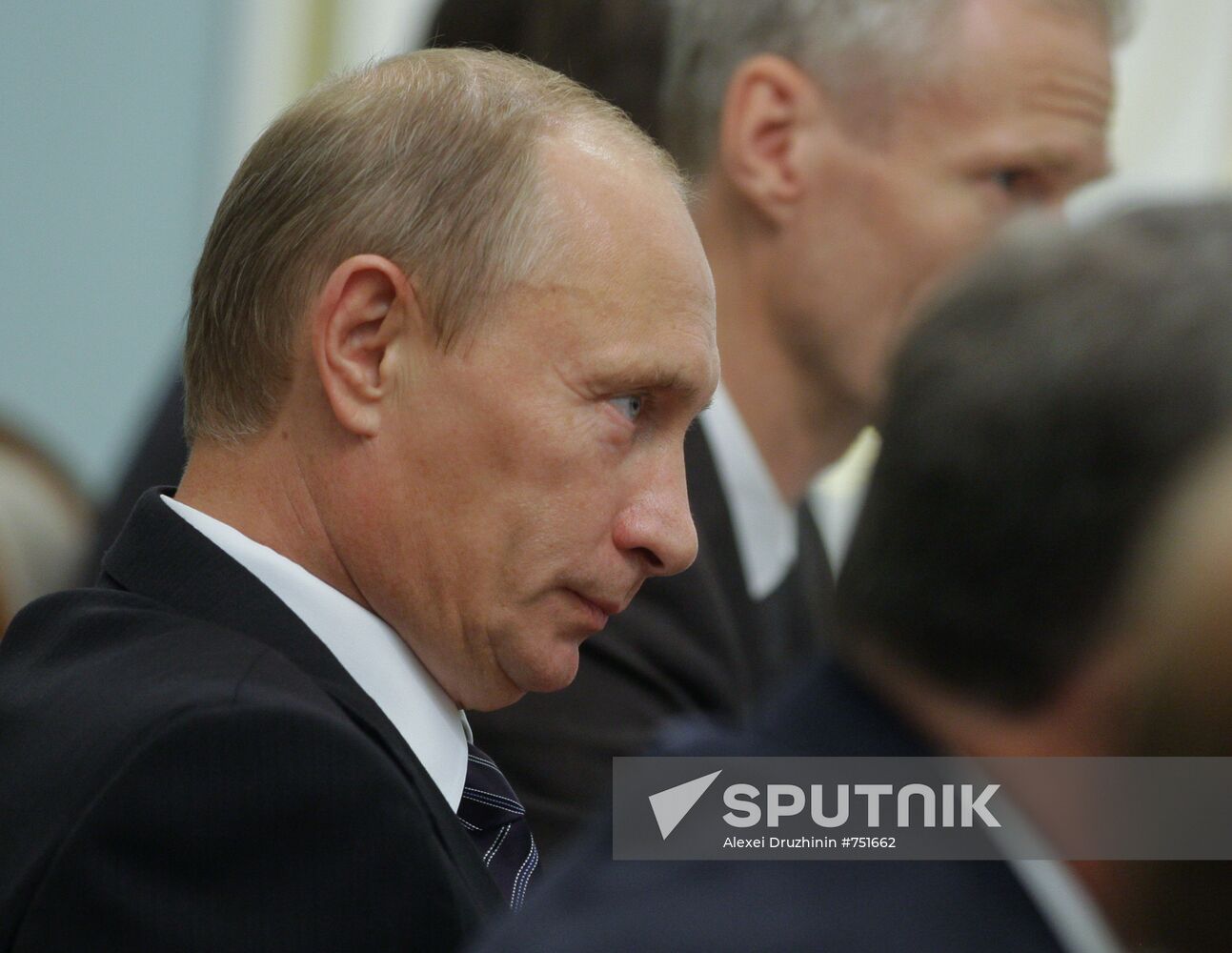 Vladimir Putin meets Martin Winterkorn