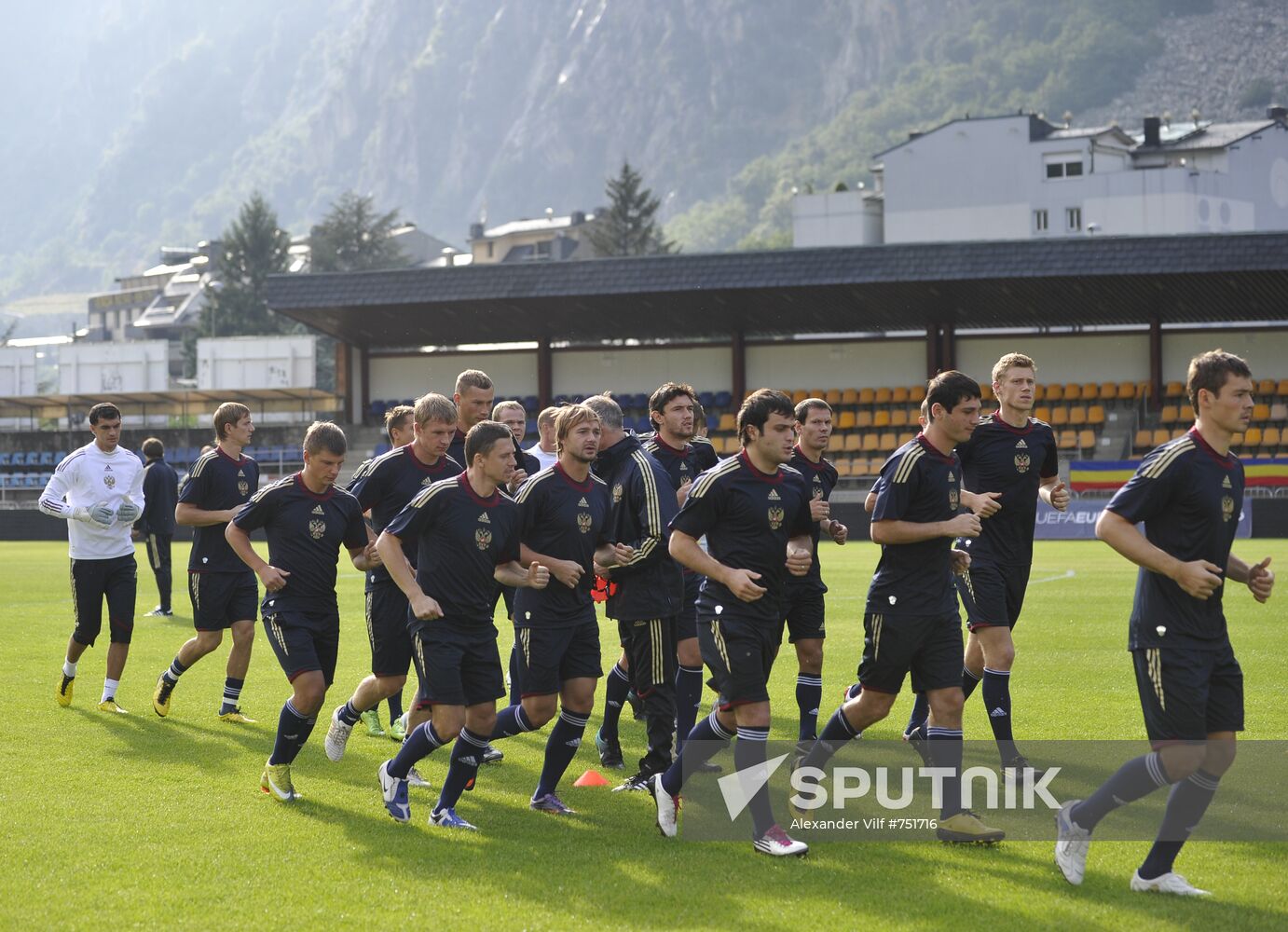Football. Open training session of Russian Football Team