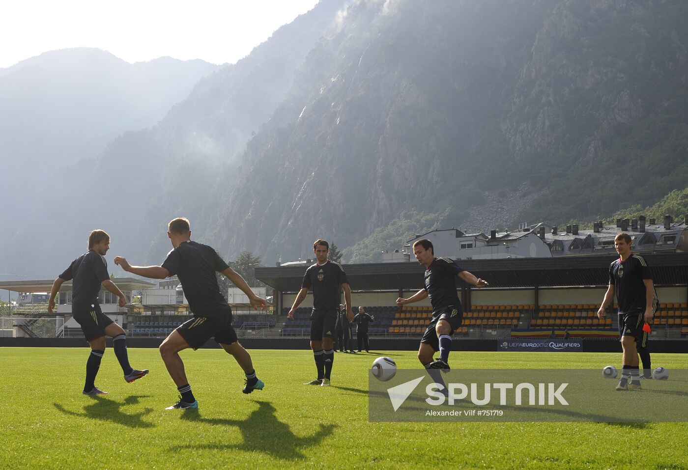 Football. Open training session of Russian Football Team