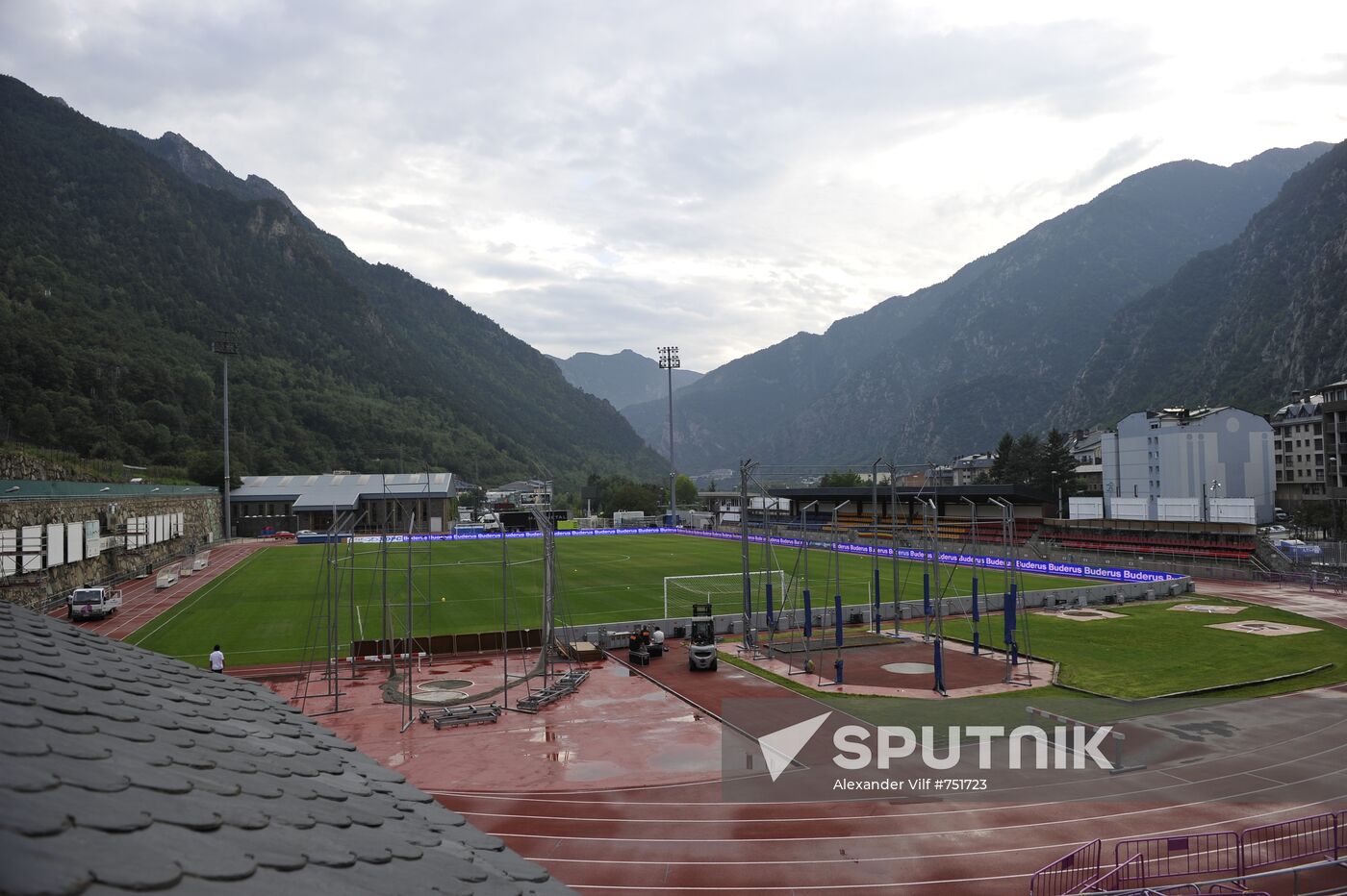 Communal stadium in Andorra