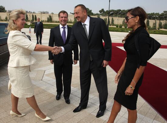 Dmitry Medvedev's official visit to Azerbaijan. Day Two