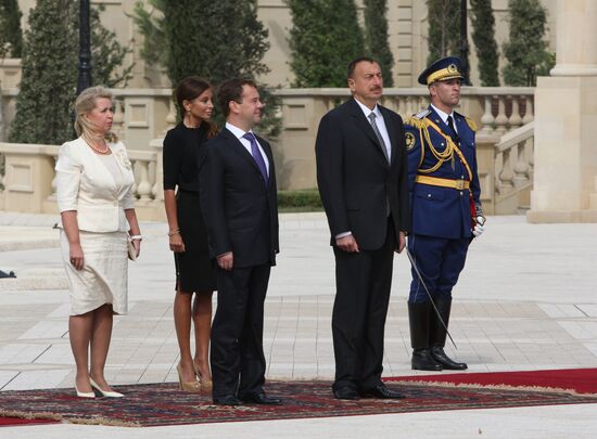 Dmitry Medvedev's official visit to Azerbaijan. Day Two