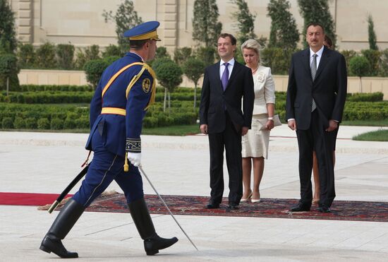 Dmitry Medvedev's official visit to Azerbaijan. Day Two