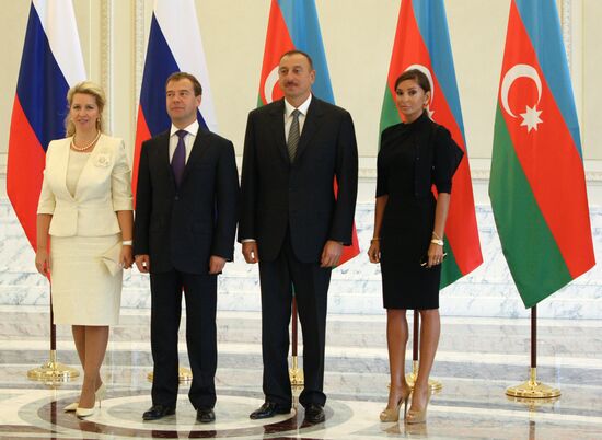 Dmitry Medvedev's official visit to Azerbaijan. Day Two