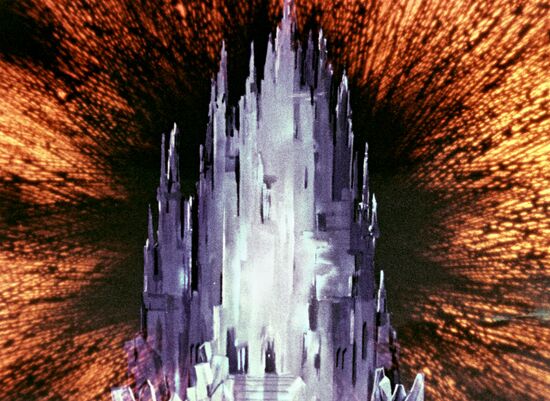 Frame from animation film "Snow Queen"
