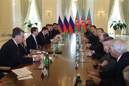 Dmitry Medvedev's official visit to Azerbaijan. Day Two