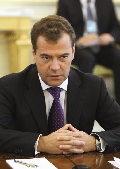 Dmitry Medvedev's official visit to Azerbaijan. Day Two