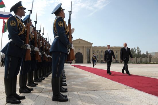 Dmitry Medvedev's official visit to Azerbaijan. Day Two