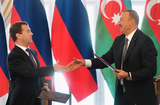 Dmitry Medvedev's official visit to Azerbaijan. Day Two