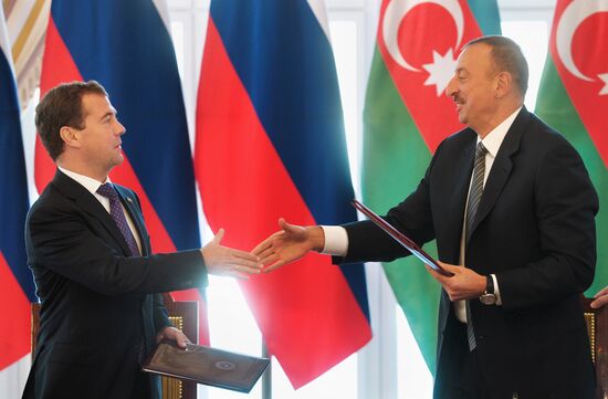 Dmitry Medvedev's official visit to Azerbaijan. Day Two