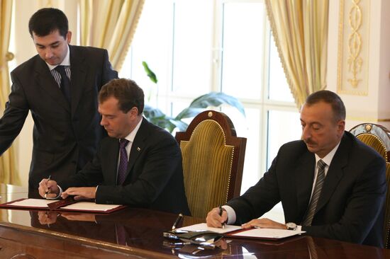 Dmitry Medvedev's official visit to Azerbaijan. Day Two