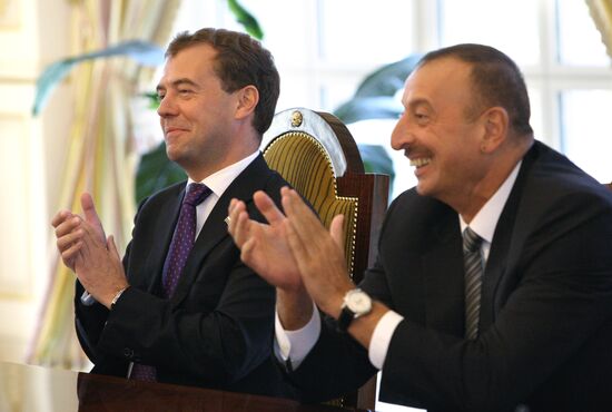 Dmitry Medvedev's official visit to Azerbaijan. Day Two