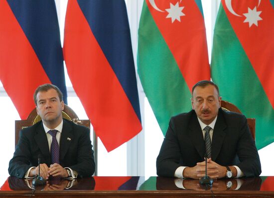 Dmitry Medvedev's official visit to Azerbaijan. Day Two