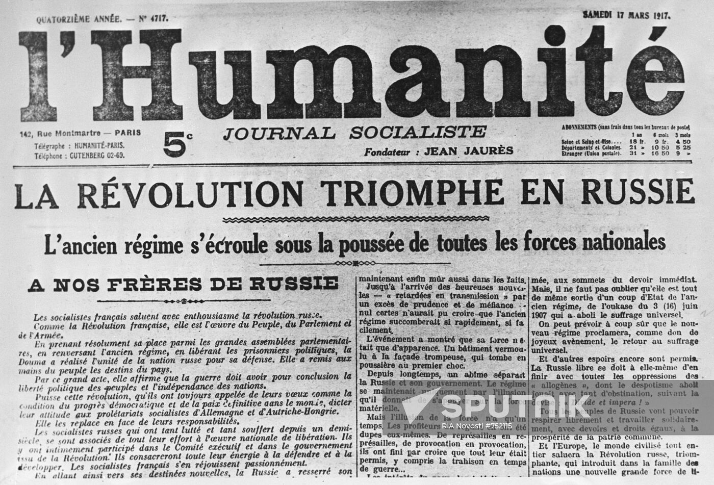 French newspaper L'Humanite