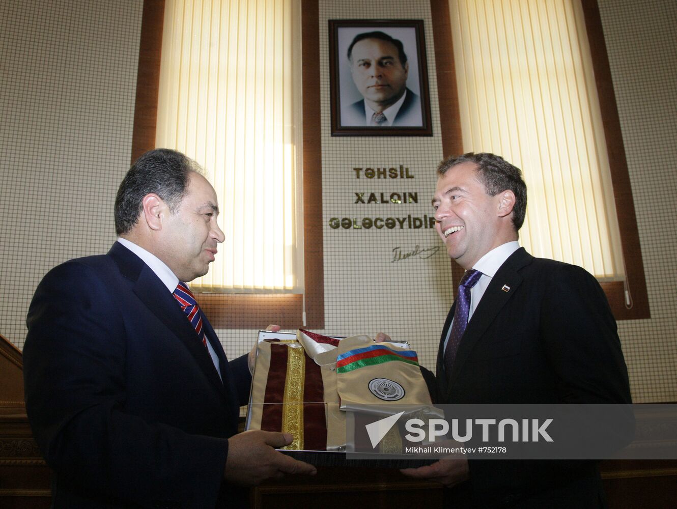 Dmitry Medvedev's official visit to Azerbaijan. Day Two