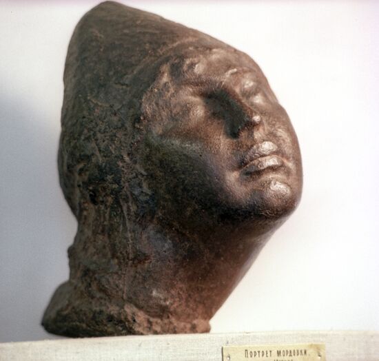 Portrait of a Mordovian Woman