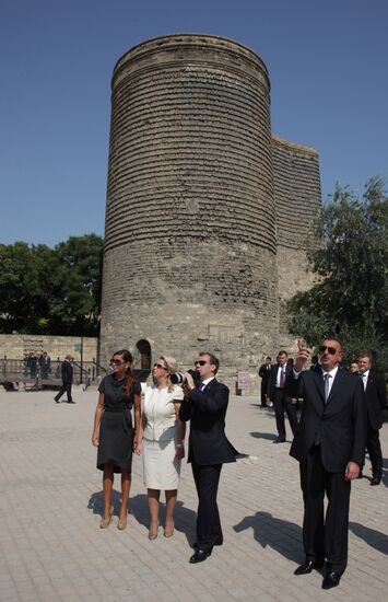 Dmitry Medvedev's official visit to Azerbaijan. Day Two