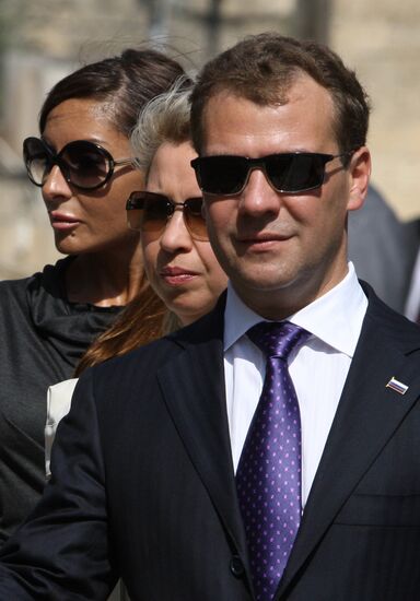 Dmitry Medvedev's official visit to Azerbaijan. Day Two