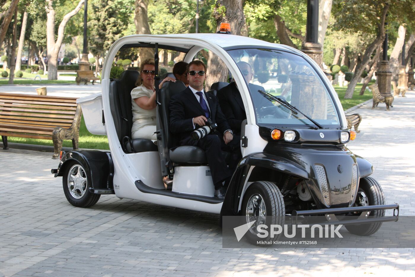 Dmitry Medvedev's official visit to Azerbaijan. Day Two