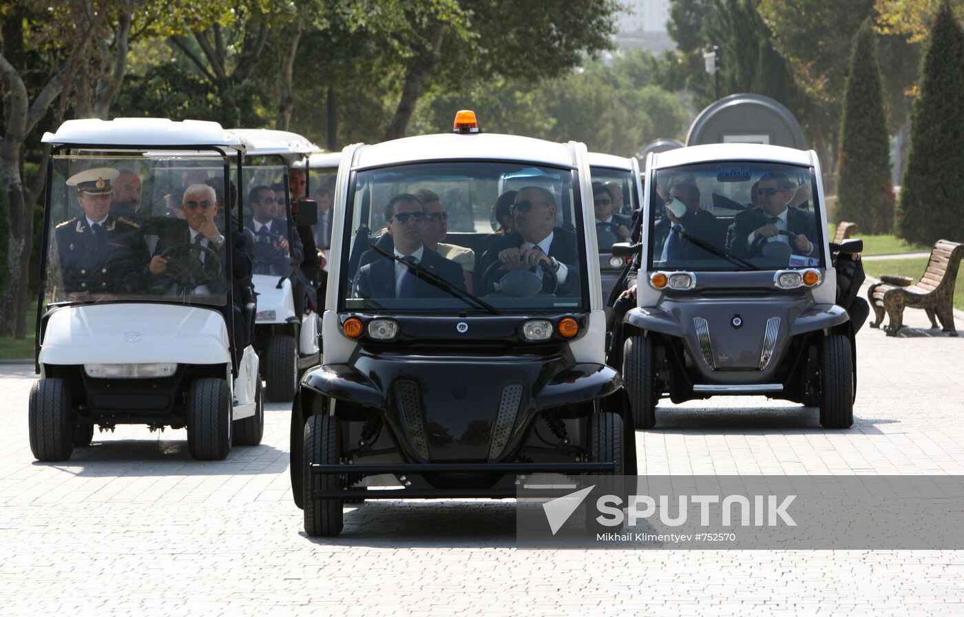 Dmitry Medvedev's official visit to Azerbaijan. Day Two